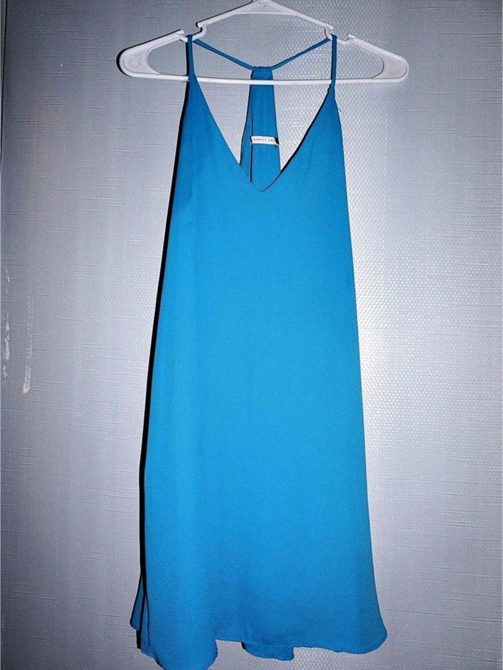 382 Blue Mini Dress